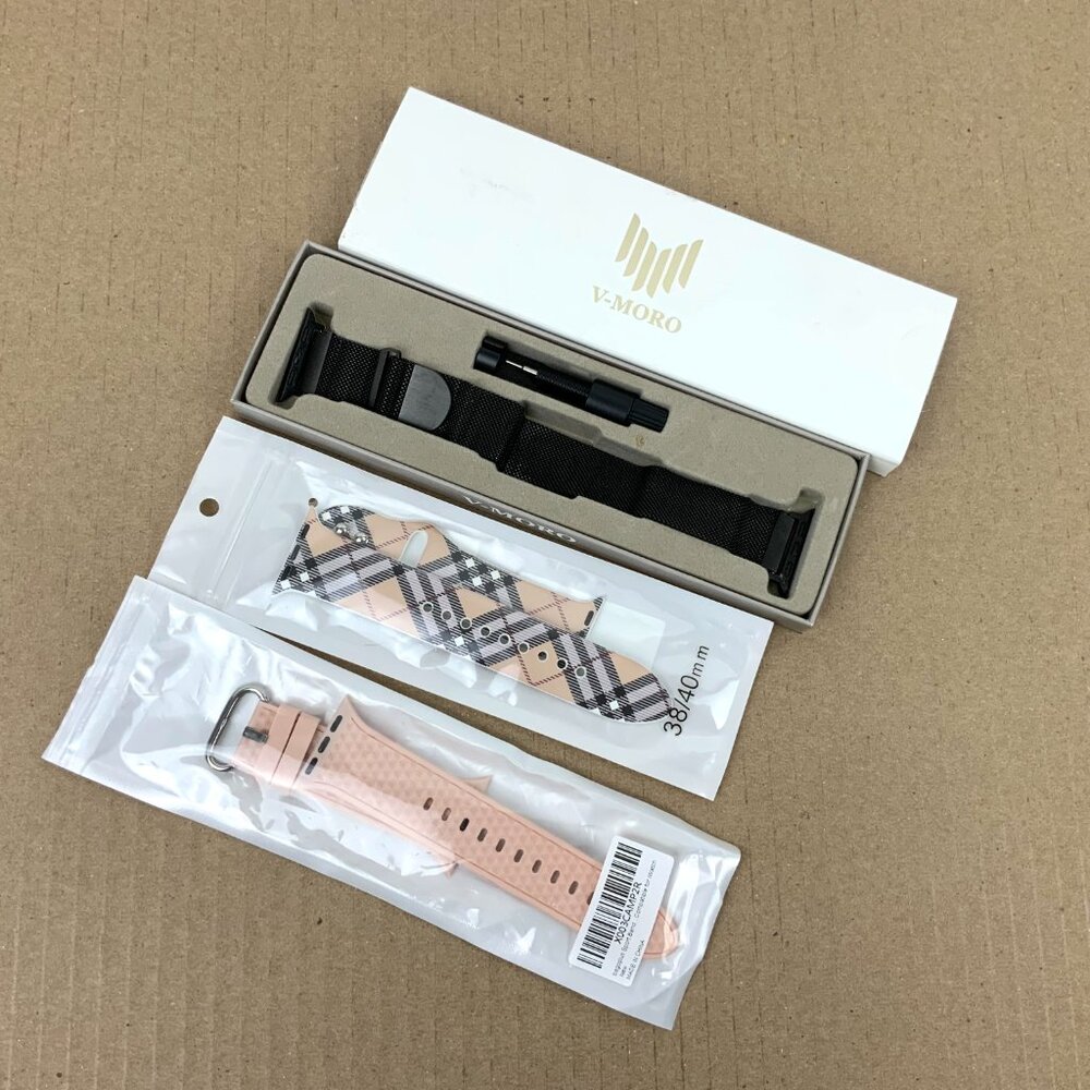 Set of 3 Apple Watch Bands 38 - 40 mm - Picture 12 of 12